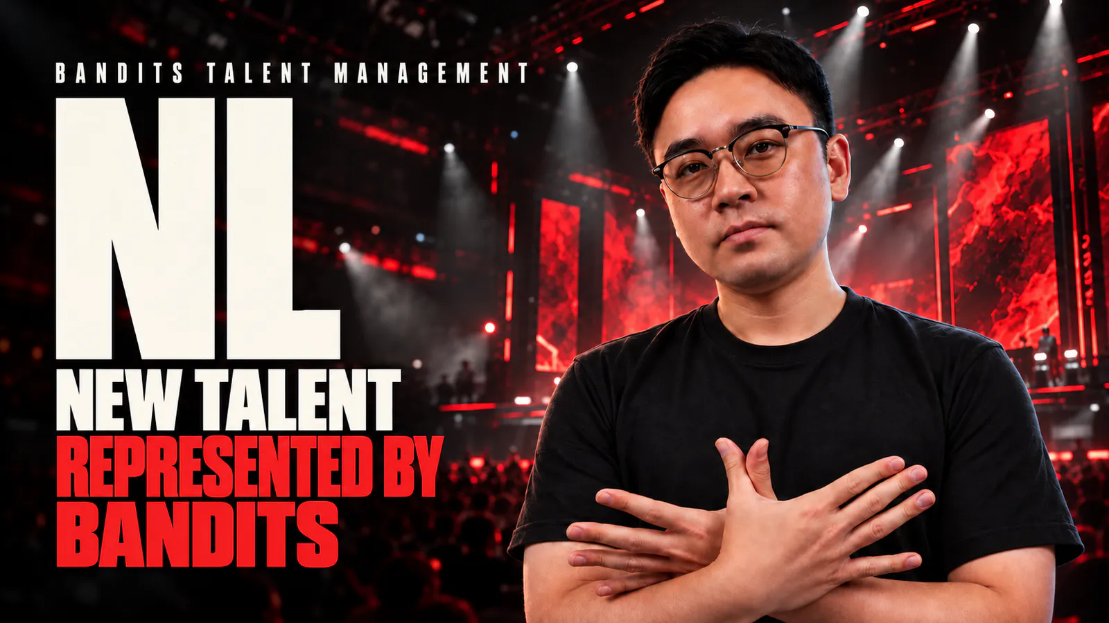 NL joins Bandits Talent Management. New talent represented by Bandits.