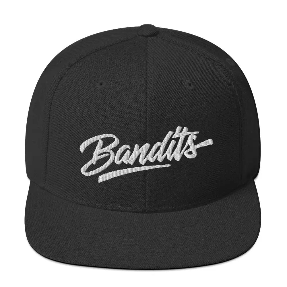 BANDITS Snapback Hat Black Logo