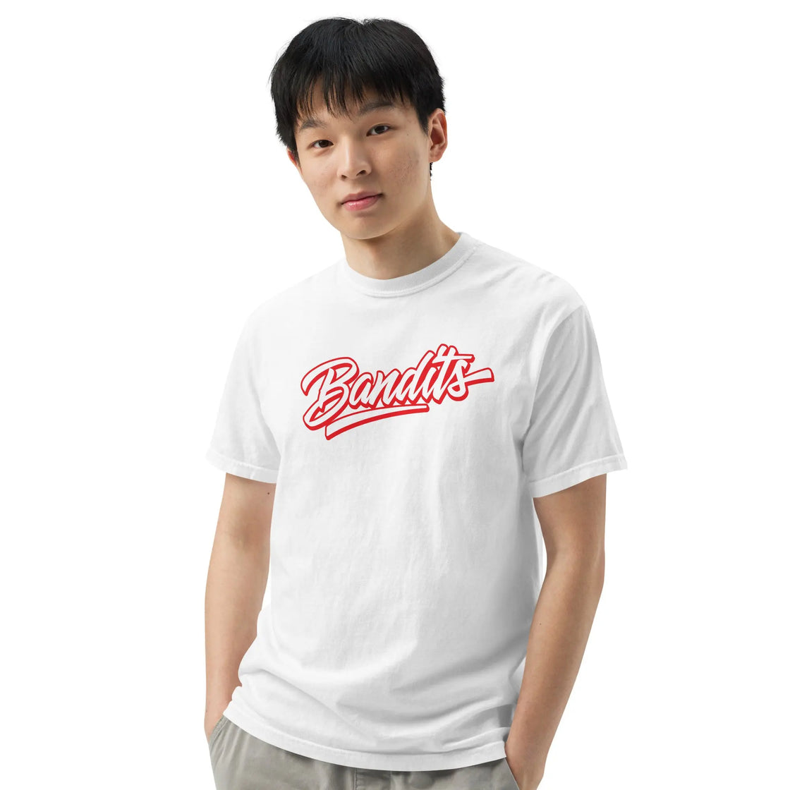 BANDITS White & Red T-Shirt