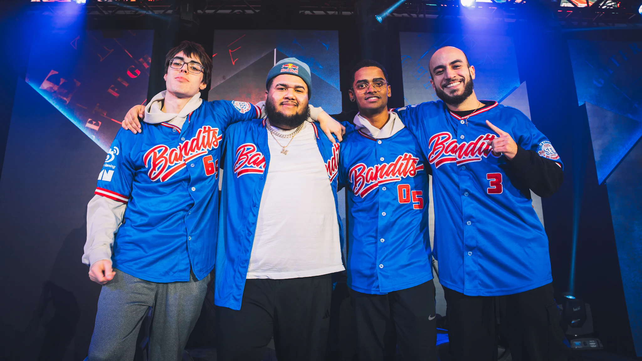 The Bandits Gaming roster together after winning Street Fighter League Pro-US 2025